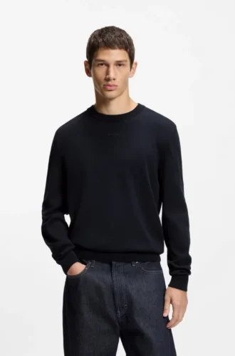 Logo-detail sweater in cotton