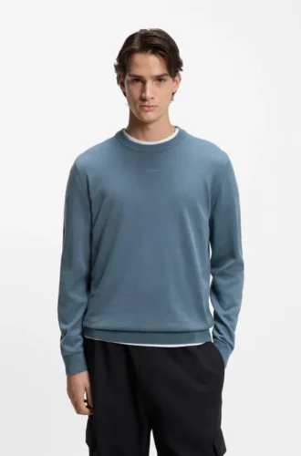 Logo-detail sweater in cotton