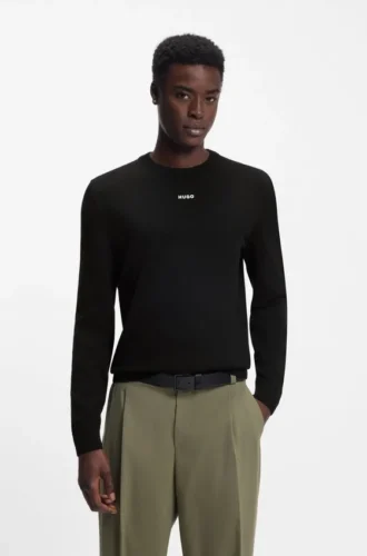 Logo-detail sweater in cotton