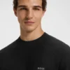 Logo-detail sweater with rib knit
