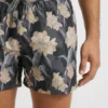 Logo-detail swim shorts with floral print Logo-detail swim shorts with floral print