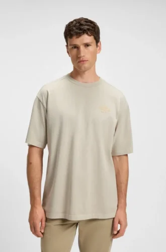 Logo-detail T-shirt in cotton jersey