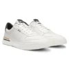 Logo-detail trainers in leather
