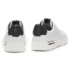 Logo-detail trainers in leather