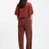 Logo-embroidery tracksuit bottoms with balloon fit Logo-embroidery tracksuit bottoms with balloon fit