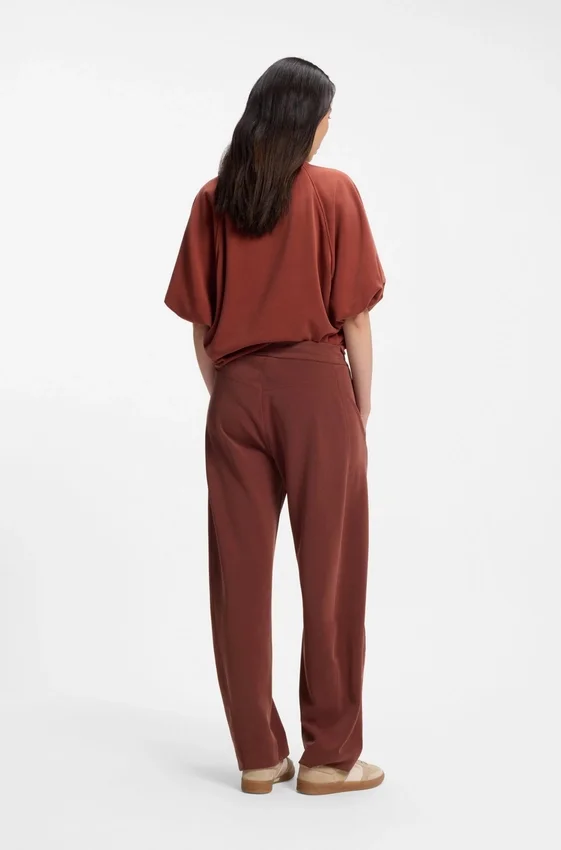 Logo-embroidery tracksuit bottoms with balloon fit Logo-embroidery tracksuit bottoms with balloon fit