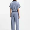 Logo-embroidery tracksuit bottoms with balloon fit Logo-embroidery tracksuit bottoms with balloon fit