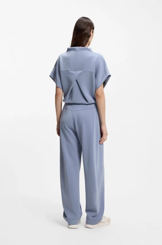 Logo-embroidery tracksuit bottoms with balloon fit Logo-embroidery tracksuit bottoms with balloon fit