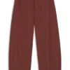 Logo-embroidery tracksuit bottoms with balloon fit Logo-embroidery tracksuit bottoms with balloon fit