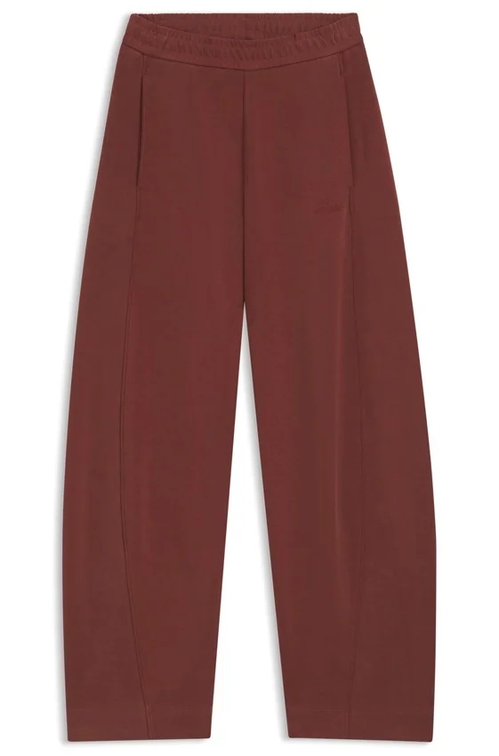 Logo-embroidery tracksuit bottoms with balloon fit Logo-embroidery tracksuit bottoms with balloon fit