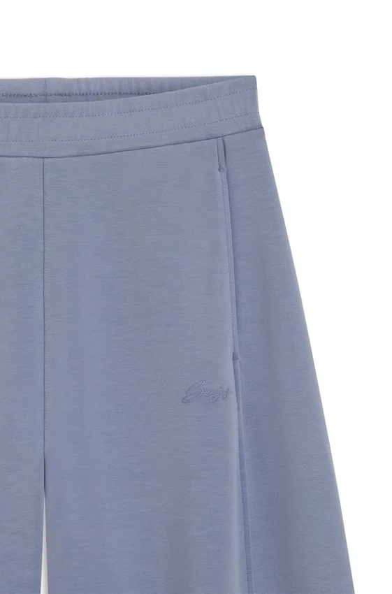 Logo-embroidery tracksuit bottoms with balloon fit Logo-embroidery tracksuit bottoms with balloon fit