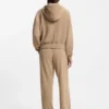 Logo-embroidery zip-up hoodie in an oversized fit Logo-embroidery zip-up hoodie in an oversized fit