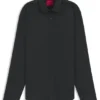 Logo-jacquard slim-fit shirt in cotton