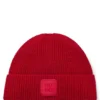 Logo-label beanie hat in a wool blend