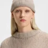 Logo-label beanie hat in a wool blend