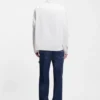 Logo-label shirt in cotton twill