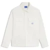 Logo-label shirt in cotton twill