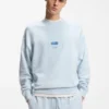 Logo-label sweatshirt in a cotton blend