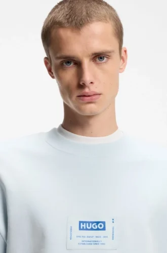 Logo-label sweatshirt in a cotton blend