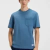 Logo-label T-shirt in cotton jersey