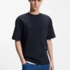 Logo-label T-shirt in cotton jersey