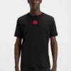 Logo-label T-shirt in cotton jersey