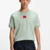 Logo-label T-shirt in cotton jersey