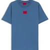 Logo-label T-shirt in cotton jersey