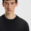 Logo-label T-shirt in cotton jersey