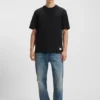 Logo-label T-shirt in cotton jersey