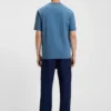 Logo-label T-shirt in cotton jersey