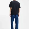 Logo-label T-shirt in cotton jersey
