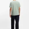 Logo-label T-shirt in cotton jersey