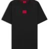 Logo-label T-shirt in cotton jersey