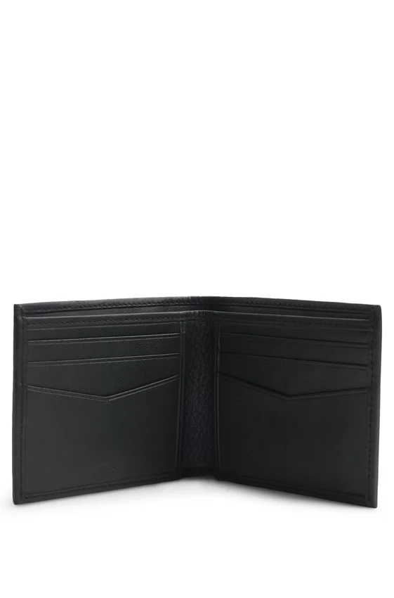 Logo-lettering card holder in Italian leather Logo-lettering card holder in Italian leather