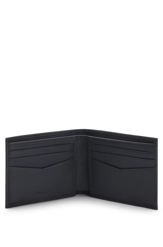 Logo-lettering card holder in Italian leather Logo-lettering card holder in Italian leather