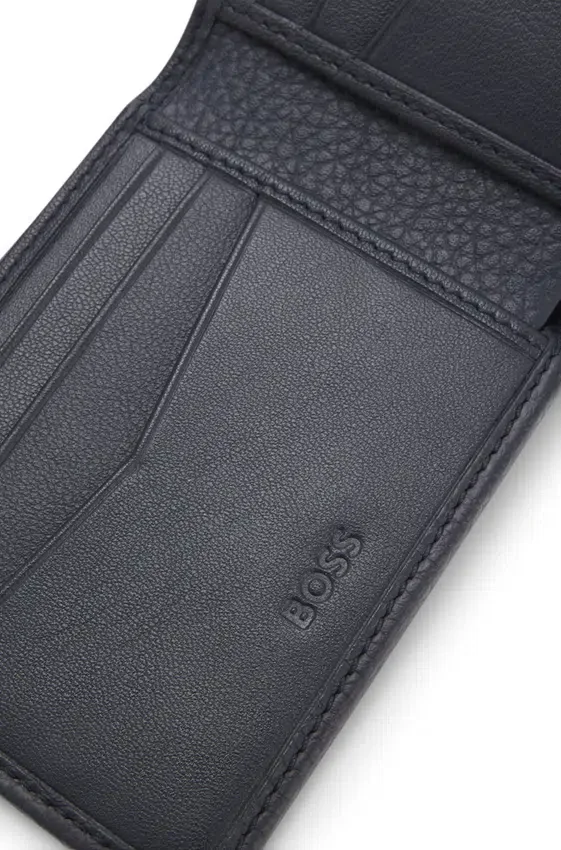 Logo-lettering card holder in Italian leather Logo-lettering card holder in Italian leather