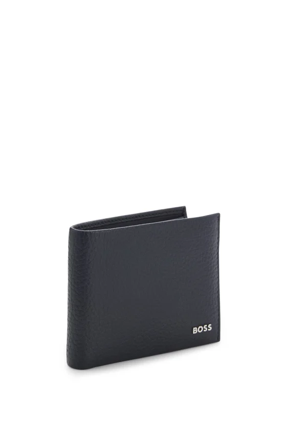 Logo-lettering card holder in Italian leather Logo-lettering card holder in Italian leather