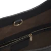 Logo-lettering hobo bag in leather