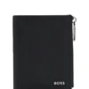 Logo-lettering wallet in grained leather Logo-lettering wallet in grained leather