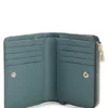 Logo-lettering wallet with zip Logo-lettering wallet with zip