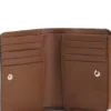 Logo-lettering wallet with zip Logo-lettering wallet with zip