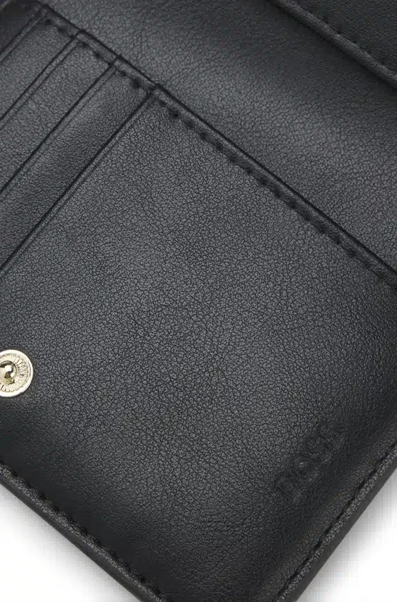 Logo-lettering wallet with zip Logo-lettering wallet with zip