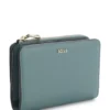 Logo-lettering wallet with zip Logo-lettering wallet with zip