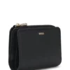 Logo-lettering wallet with zip Logo-lettering wallet with zip