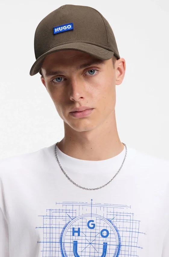 Logo-patch cap in cotton twill Logo-patch cap in cotton twill