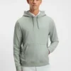Logo-patch hoodie in cotton terry