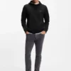 Logo-patch hoodie in cotton terry