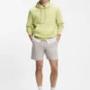 Logo-patch hoodie in cotton terry