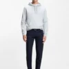 Logo-patch hoodie in cotton terry